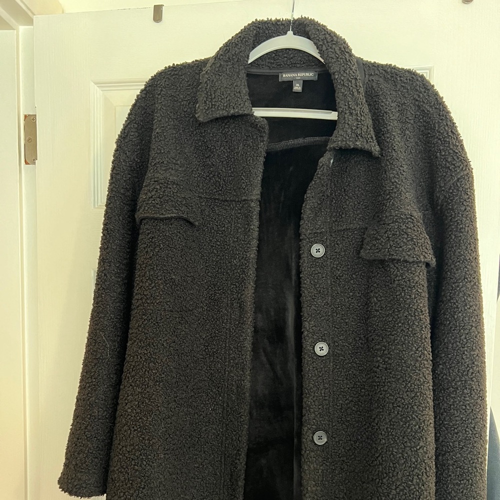 Banana republic Sherpa shacket